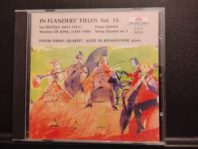 IN FLANDERS' FIELDS Vol. 16 - Jan BLOCKX, Marinus DE JONG (CD, 1997, PHAEDRA)