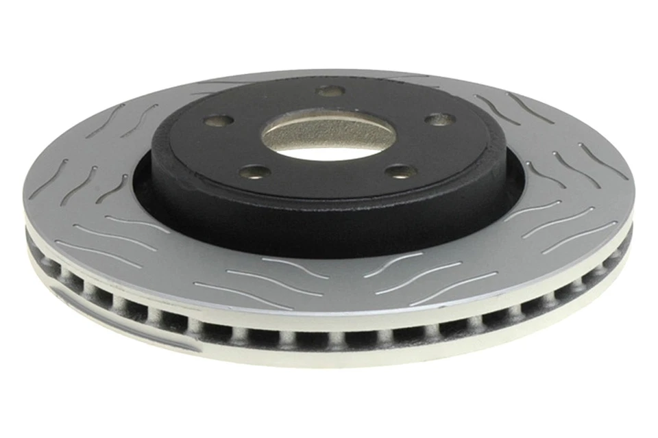 For Jeep Grand Cherokee 05-10 ACDelco Gold Slotted 1-Piece Front Brake Rotor Foto 3 de 4