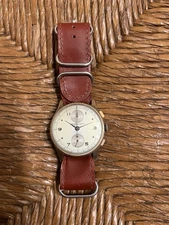 Fleur Chronograph Vintage Wristwatch (AS IS) Project Runs And Stops