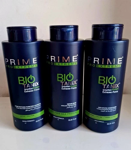 Bio Tanix Prime Pro Extreme/Brazilian Keratin Treatment, Kit Professional 3x1L