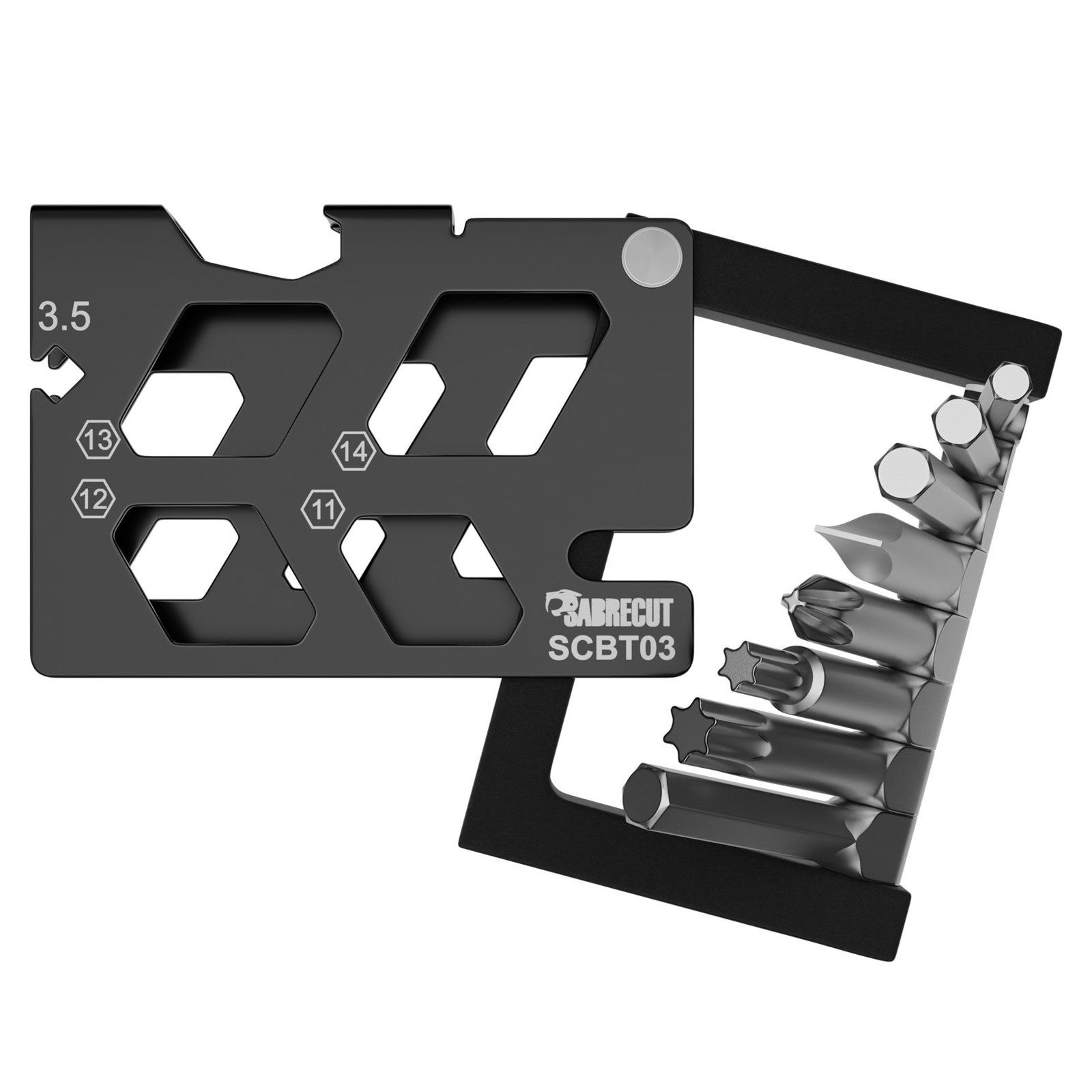 SabreCut 21 in 1 Folding Bike Tool – Compact Cycling Multitool