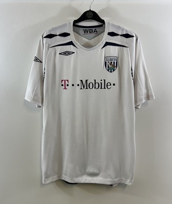West Bromwich Albion Auswärts Fußballtrikot 2007/08 Erwachsene XL Umbro H856