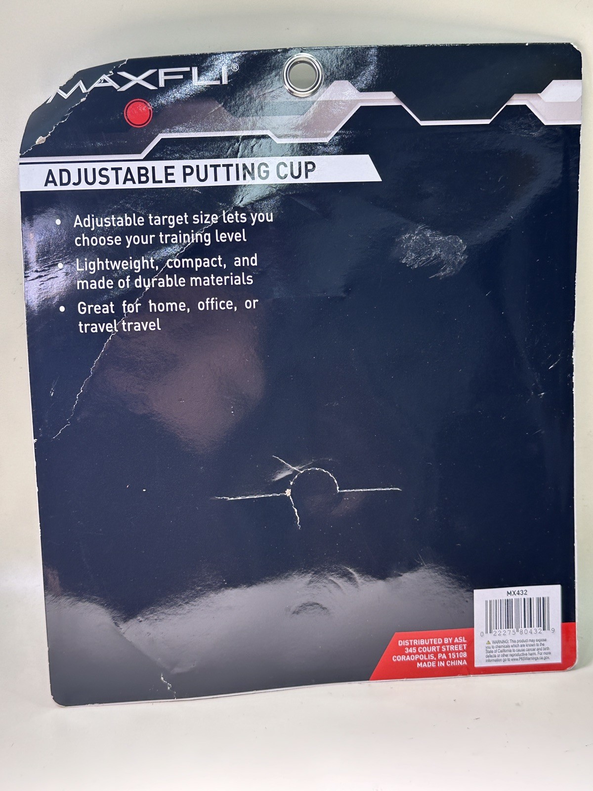 Max flu Adjustable Putting Cup NWOT Practise Your Putting game Anytime-Anywhere 