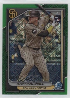 2024 Bowman Chrome 56/99 Jackson Merrill #27 Rookie RC 8ww