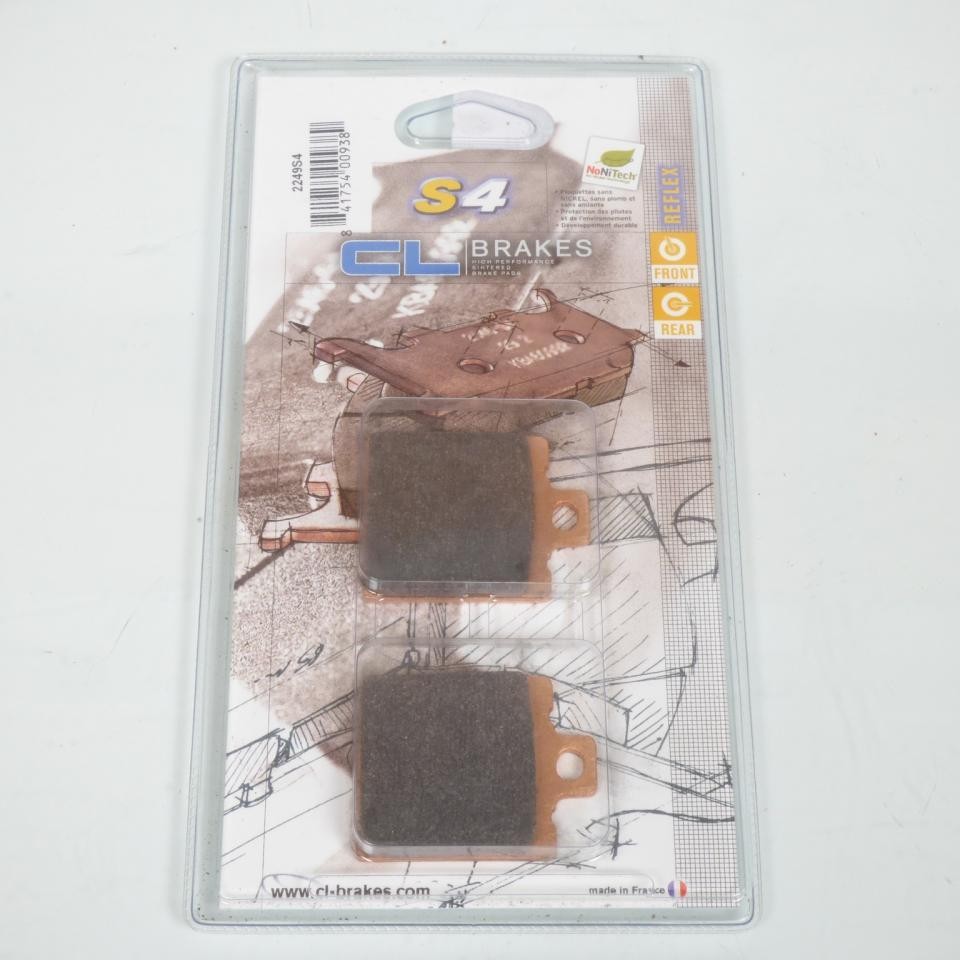 Plaquette de frein CL BRAKES KTM 125 XC friction stable en métal fritté