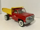 Vintage 1960's Tonka Dump Truck Yellow Red
