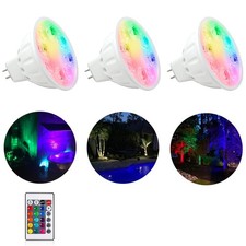 Upgraded RGB MR16 LED Bulb Color Changing, Landscape Bulbs GU5.3 Base, Warm W...