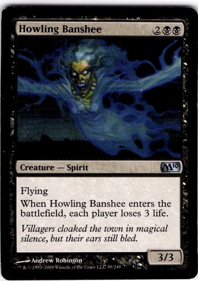 MTG Howling Banshee Magic 2010 (M10) Uncommon #99