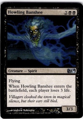MTG Howling Banshee Magic 2010 (M10) Uncommon #99