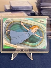 2025 Topps Chrome Disney Wendy Darling Aqua Refractor 150/199 #158 Peter Pan