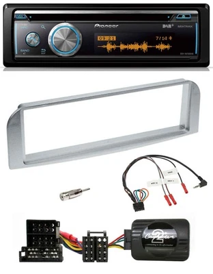 Pioneer Lenkrad DAB USB CD Bluetooth Autoradio für Alfa 147 GT silbergrau - Bild 1 von 4