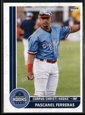 2025 Corpus Christi Hooks Pascanel Ferreras RC Rookie Astros Minor League