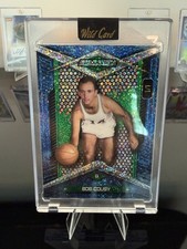 2024 Wild Card Alumination Basketball Bob Cousy BC-BC Blue Green Holi Foil 1/1