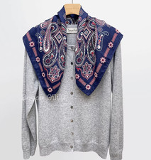 70 cashmere 30 silk dreamland double side printed square Wrap shawl 25'' new