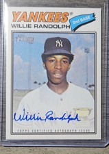 2026 Topps Heritage - Real One Autographs Willie Randolph #77RO-WR (AU)