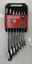 Craftsman 7 Piece Sae Reversible Ratcheting Wrench Set Cmmt87024 - New