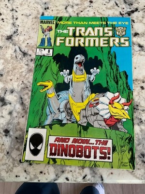 THE TRANSFORMERS AND NOW THE DINOBOTS #8 MARVEL COMICS