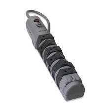 Belkin 8-Outlet Pivot-Plug Surge Protector with Dual RJ11 Ports and 6' Power Cor