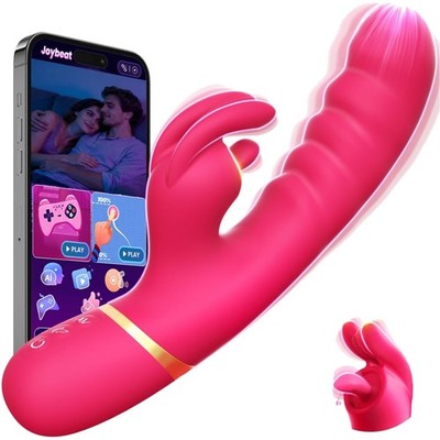 Vibratorset für Frauen Silikon Rabbit 12 Modi Sexspielzeug Toy Erotik