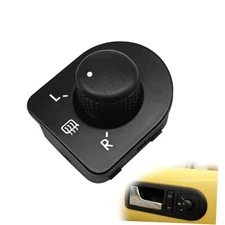 Side Mirror Switch Control Knob with Heat Compatible with V-W Beetle Passat B5 