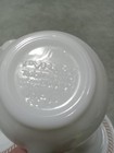 Vtg Pyrex Tableware By Corning  Milk Glass Cup & Saucer 8 Piece Set Copper Scrol — photo 3