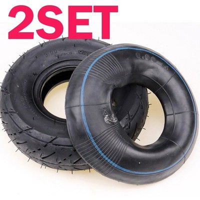 2pc 3.00-4 Tire + Tube 260x85 for ATV Pocket Quad Scooter Go Kart Trolley E300