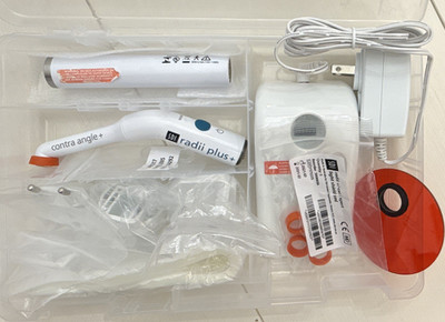 SDI Radii Plus Dental LED Curing Light Kit with Contra Angle, Charger, Shield