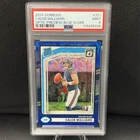 2024 Donruss - Rated Rookie Caleb Williams #327 Optic Preview Blue Scope  PSA 9