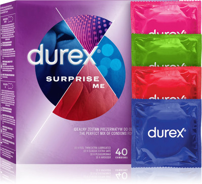 Durex Surprise me Kondome Mix in Box - 40 Stück