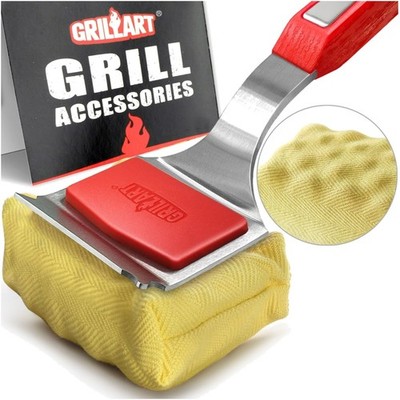 All-in-One Grill Brush, Scraper, and Tool - Safe for Cast Iron & Stainless Steel