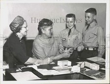 1962 Press Photo Robert Currier and Jerry Lange, Christian Brothers Academy