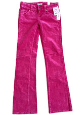 Vintage Soundgirl Pink Corduroy Pants Size 7 NWT Pockets Retro