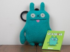 Uglydolls Brip 4.5" Plush Backpack Clip Stuffed Keychain Teal Ugly Doll  NEW 