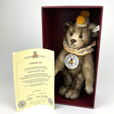 Steiff Teddy Clown Gespritzt Bear 1928 Replica Set 1993 /w BOX 28 cm 420023
