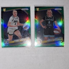 Panini 2025 Prizm WNBA Hailey Van Lith Chicago Sky #2 & #139 RC Green Prizm