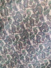 VINTAGE 100  Silk Scarf Paisley 25.5" x 25.5" Collection 2 JAPAN   