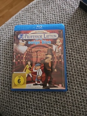 Professor Layton und die ewige Diva - Der Kinofilm (Blu-ray) Neuwertig 