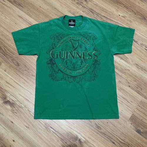 Guinness T Shirt Green Size Medium 