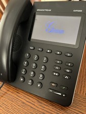 Grandstream GXP2200 Office IP Phone Black W/ Stand Handset Adaptor
