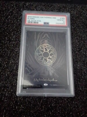 Plains OIL SLICK FOIL PSA 10 Graded Magic MTG POP 9 | eBay