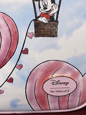 NWT Disney Mickey & Minnie Heart Air Balloon Valentine Mini 
