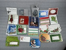 135 Vintage Christmas Xmas Gift Tags Assorted lot