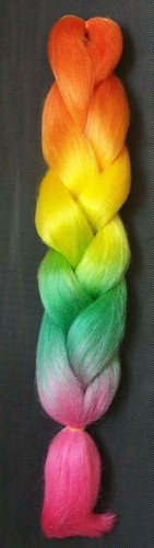 24" Braiding Ombre Rainbow Jumbo Braids Hair Extensions Synthetic Any Color UK - Picture 19 of 20