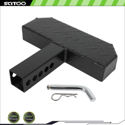 #ad Fit 2quot; Receiver Trailer Towing Hitch Step Bar Rear Bumper Guard 12quot; X 4.3quot; $38.31