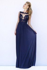 sherri hill navy prom dress