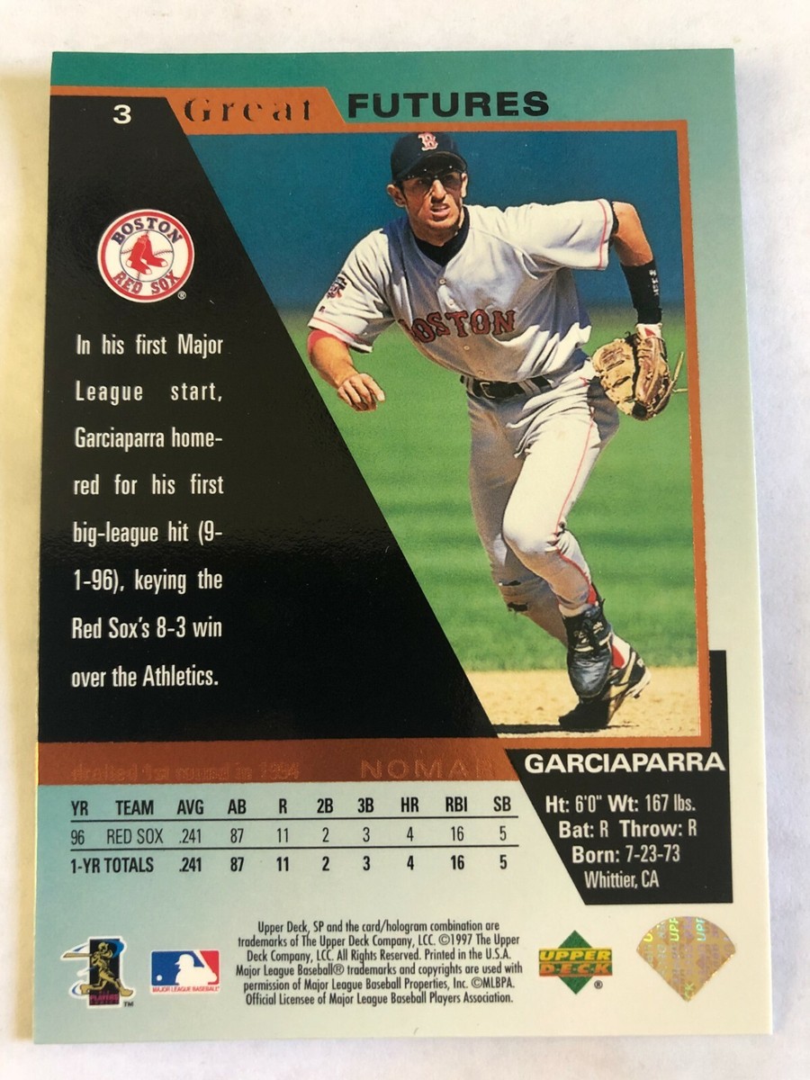 1997 Upper Deck SP Holo Nomar Garciaparra #3 Rookie RC Boston Red