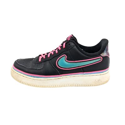 Nike Air Force Low Sport NBA Black Blue Gale Laser Fuchsia
