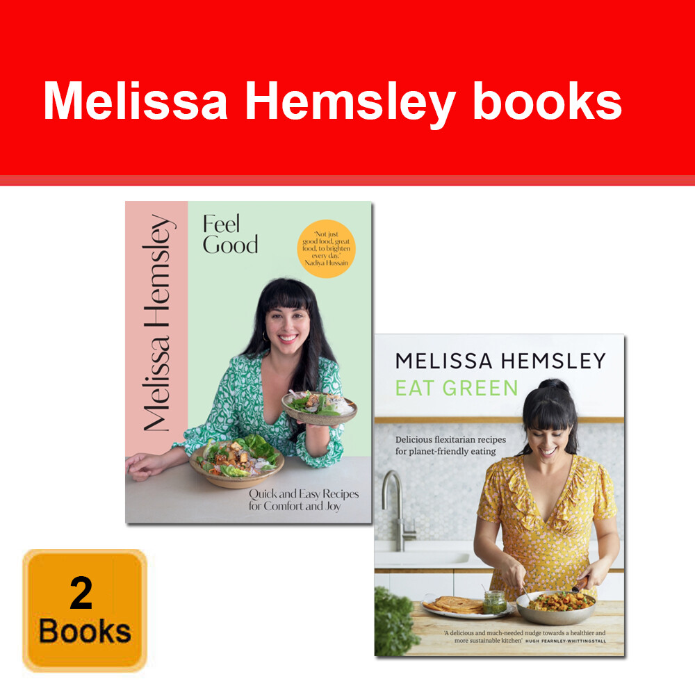Melissa Hemsley Collection 2 Books Set Eat Green, Feel Good | RRP:£48.00