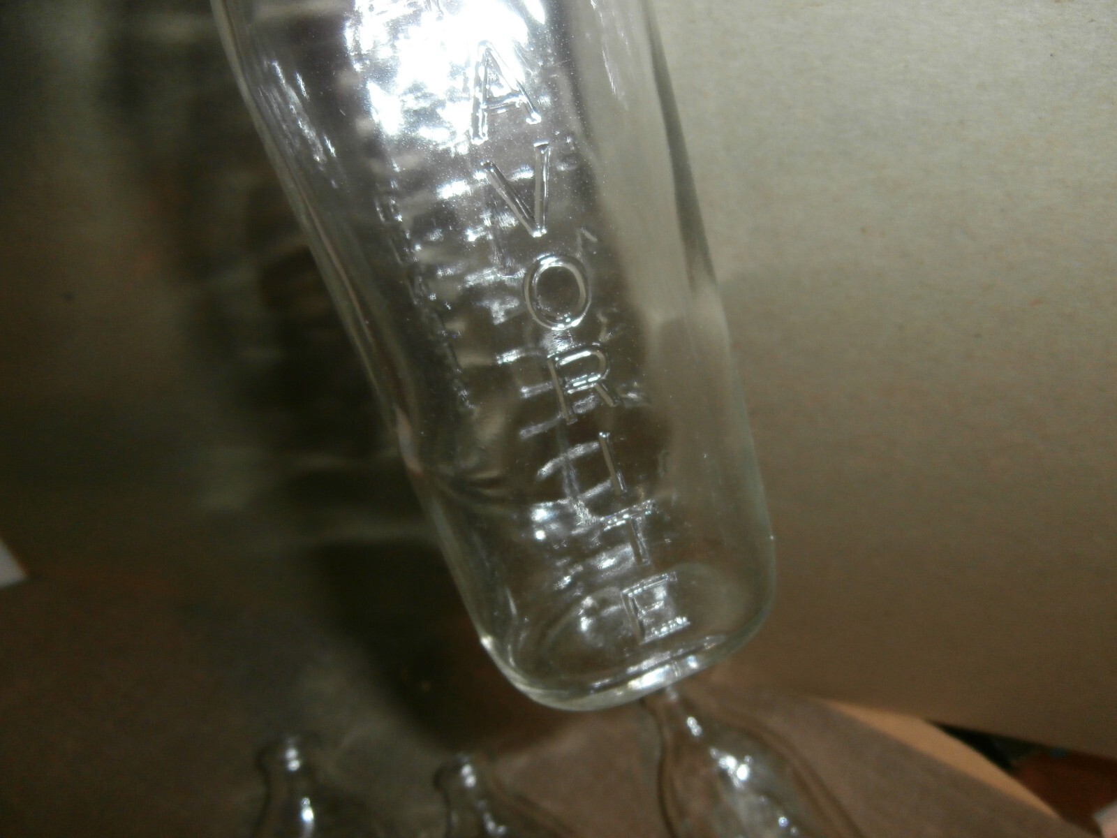 4 Vintage Favorite Glass 8 Ounce Baby Bottles eBay