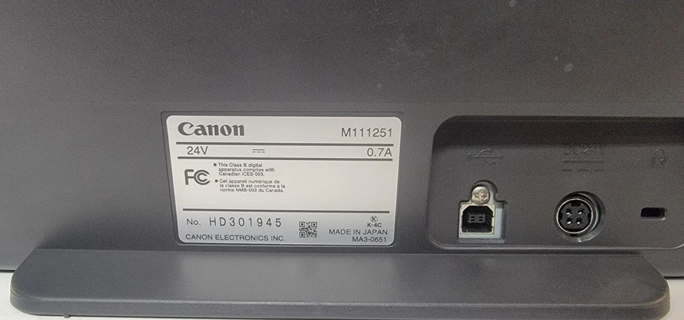 Canon imageFORMULA DR-C240 Sheetfed Document Scanner AS IS (UNTESTED) - Image 4 of 4